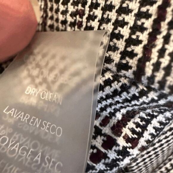 NWT Karl Lagerfeld 3/4 Tulip Sleeve Houndstooth Plaid Sheath Dress Size 2 - Picture 10 of 16